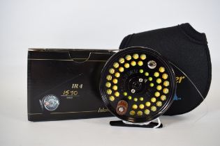 Islander IR4 -3 Fly Reel with soft carry pouch and original box and instructions.