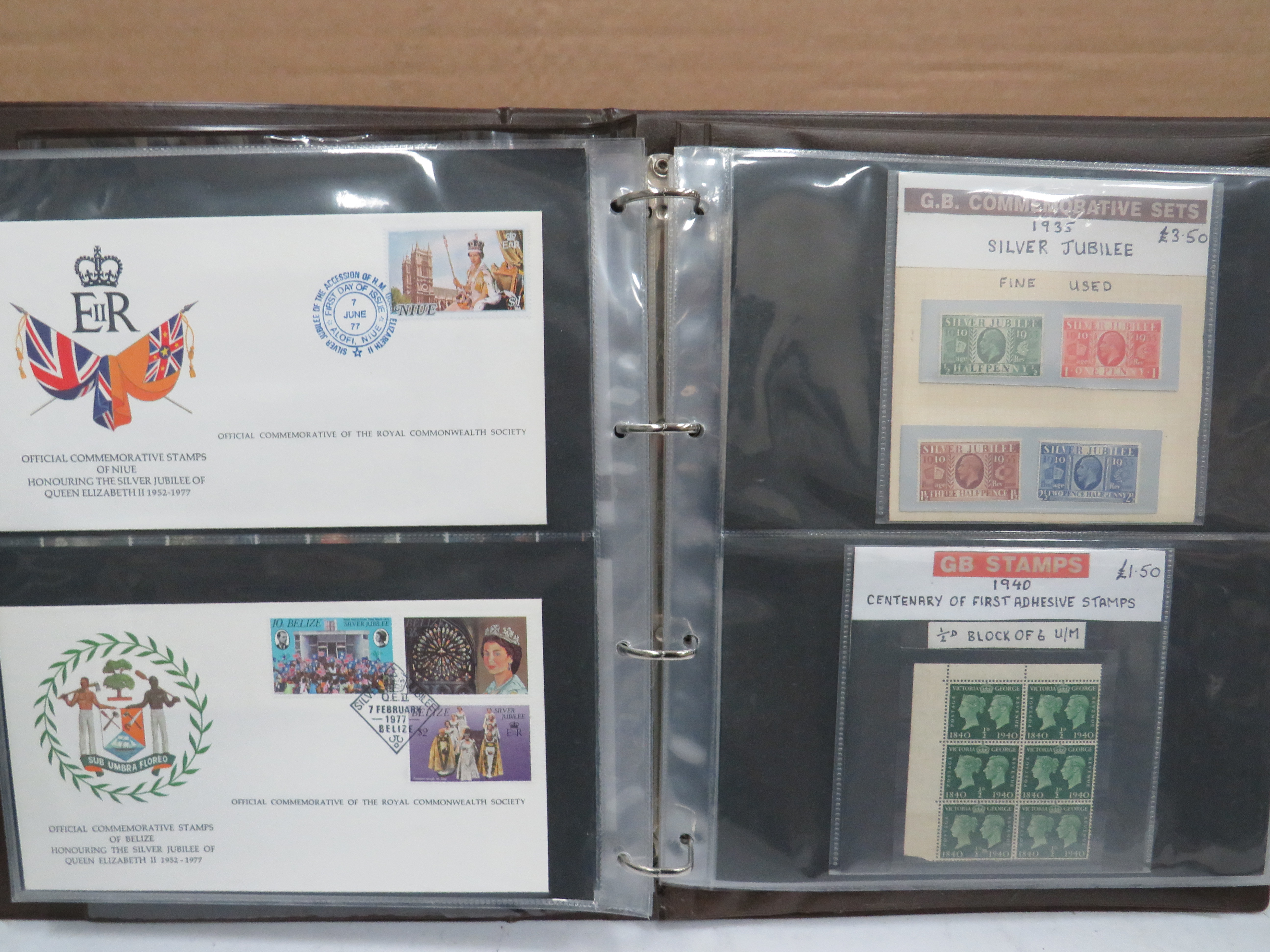 Full and well Presented Album of UK FDC's GB High Values, Coin & Stamp Sets. Victorian Stamps. See m - Image 7 of 14