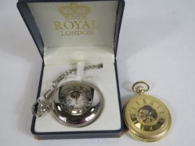 Gents Pocket Watches Hand-wind WORKING Inc. ROYAL LONDON Etc. x 2 406352