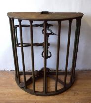 Large Cast Iron Turnstyle believed to be from Doncaster Racecourse, Slight damage to top. H:42 x W:4