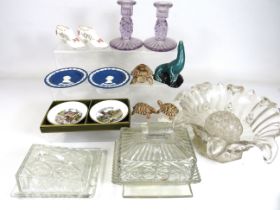 Collection of Antique glassware and ceramics. See photos.