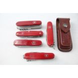 5 x Vintage Swiss Army KNIVES 485206