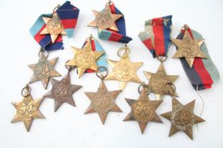 World War 2 1939-1945 Star Medals x 12 2341401