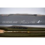 Guide line Faria Four piece CRS 9ft 6 inch with soft case and hard carry tube. 