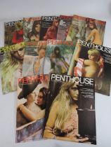 11 Vintage Penthouse mens magazine all volume 4.