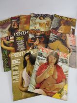11 Vintage Penthouse mens magazines all volume 8.