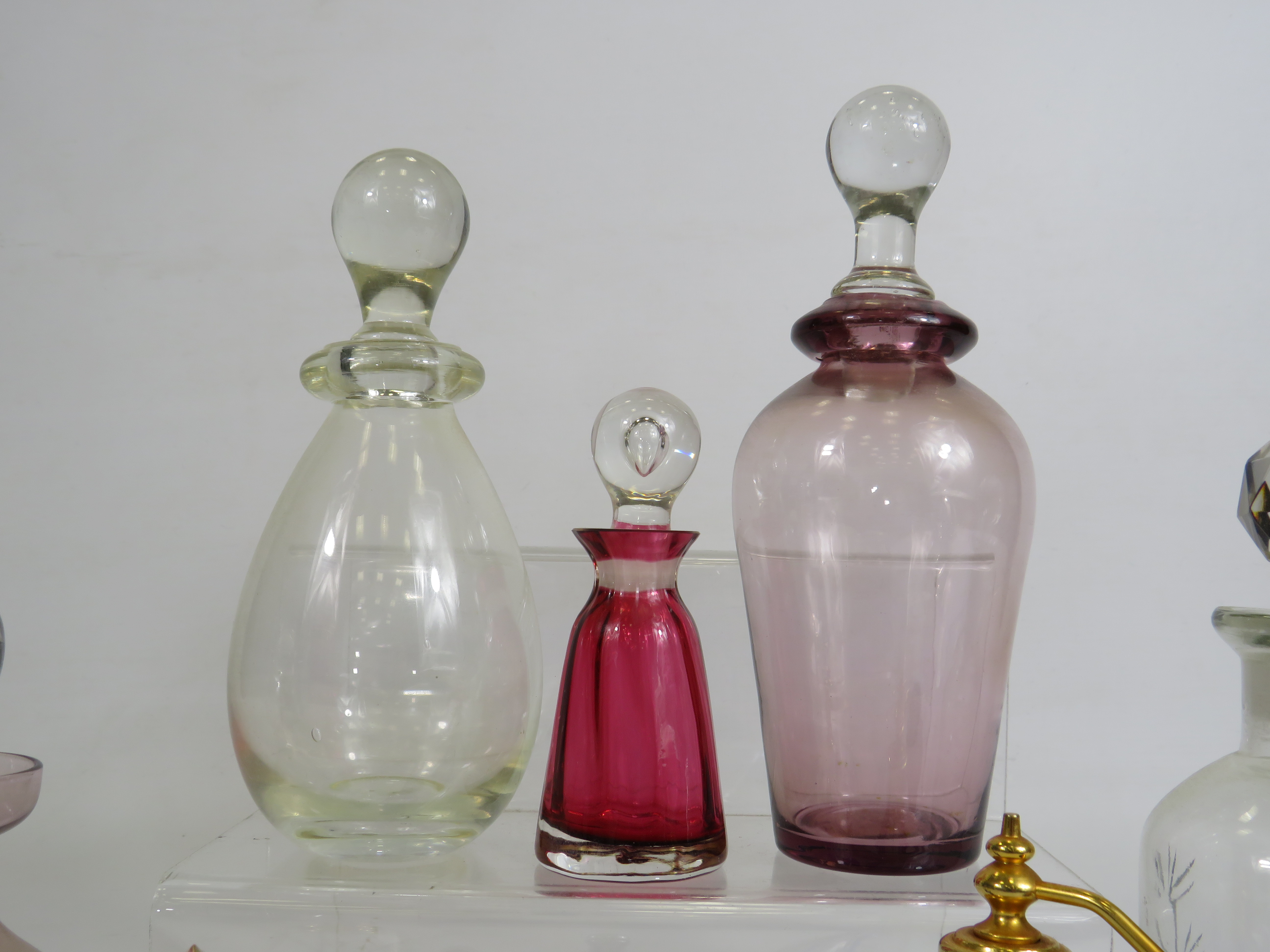 Selection of various glass perfume / scent bottles including Caithness etc. - Image 3 of 3