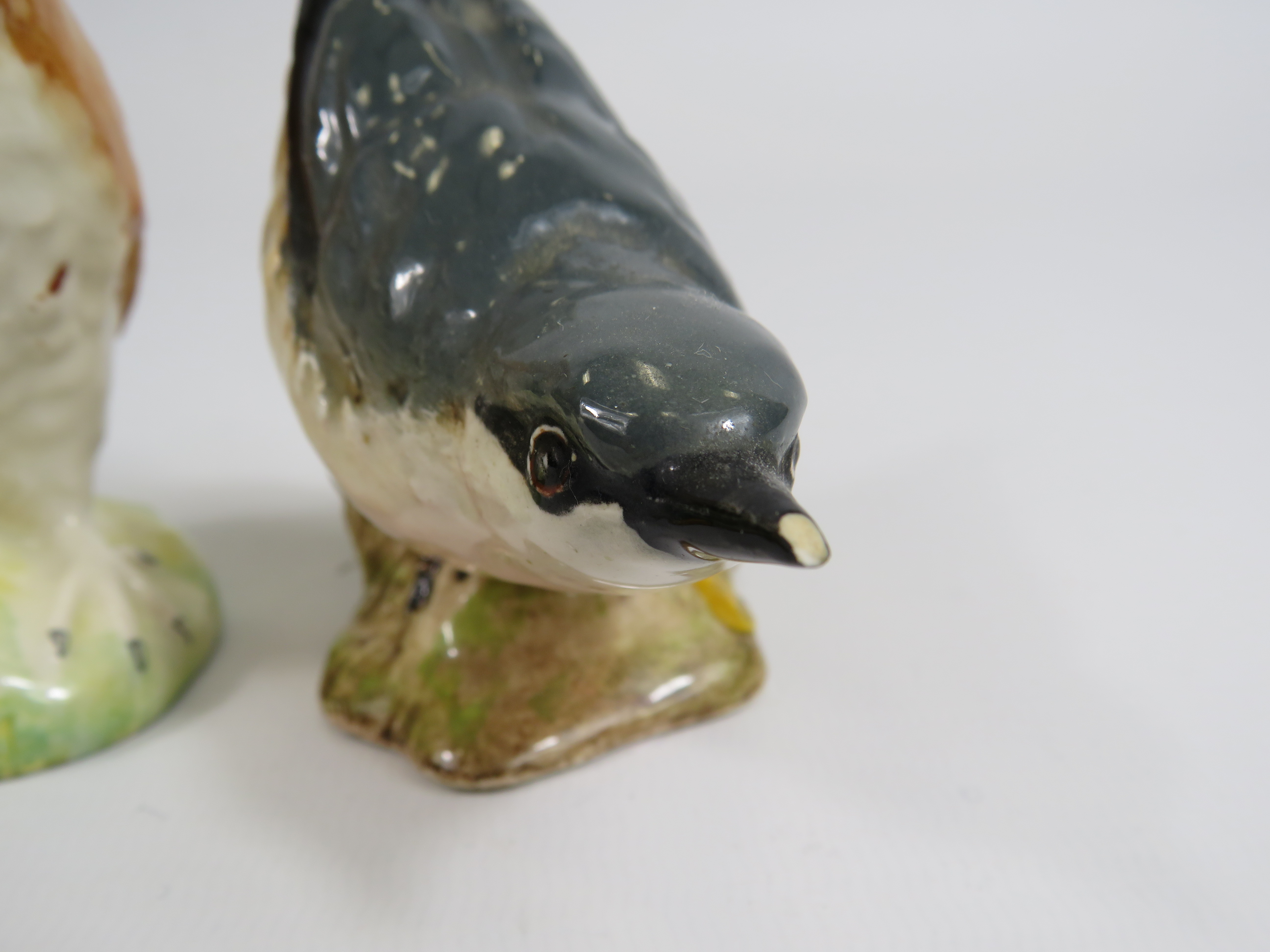 4 Beswick bird figurines, slight chip to the beak on Nuthatch. - Bild 3 aus 5