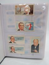 Well presented part filled album of Brook Bond Tea cards, History of the Motor car, Famous people &