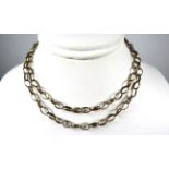 9ct Belcher link chain 19 inch Necklace.   6.4g