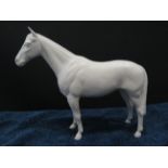 Rare Beswick matt white horse, repair to two legs see pics.