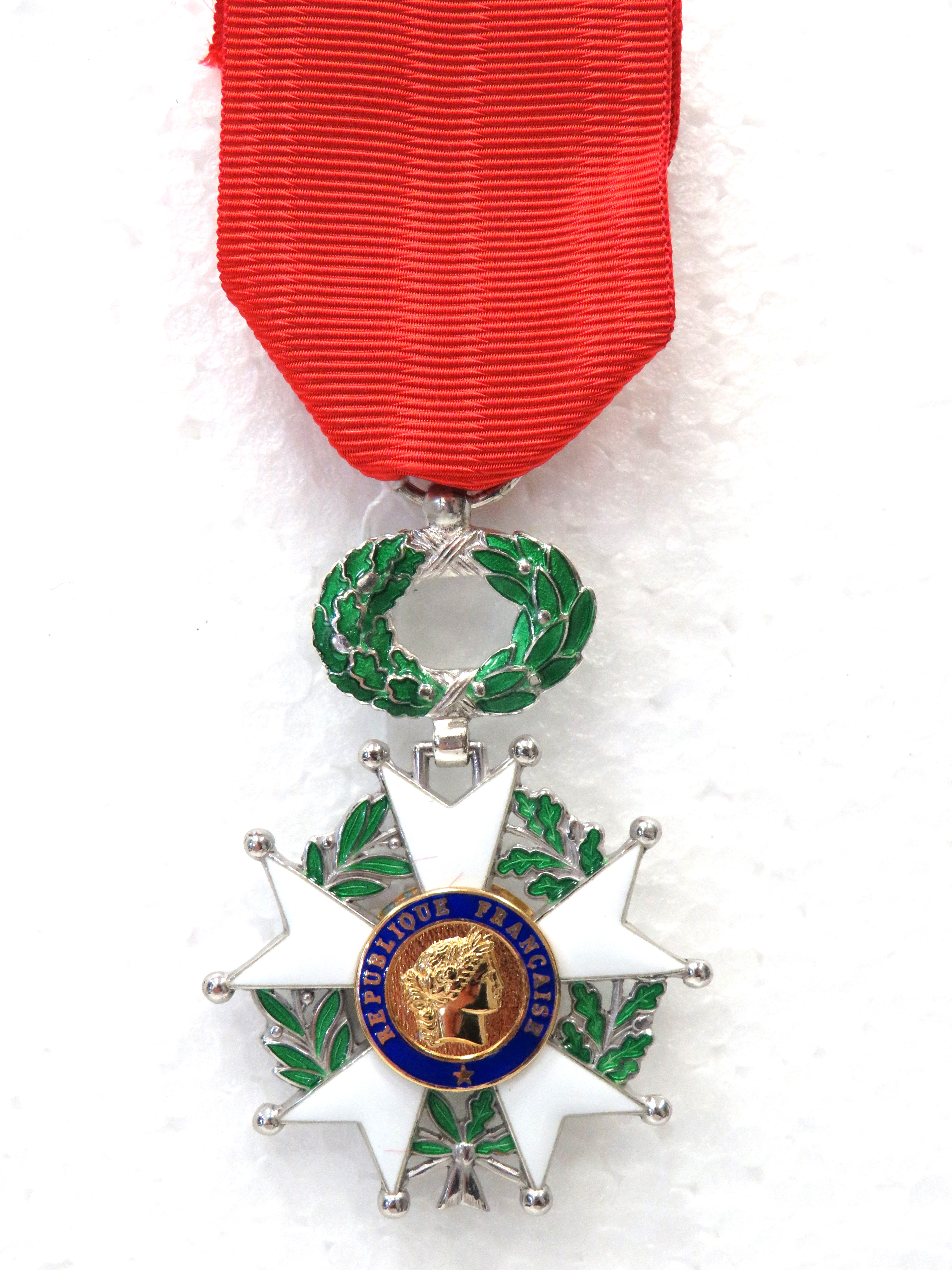 Ordre National de la Legion d'honneur e Patrie 29, Floreal ANX. Silver and Enamel Medal by Arthus Be - Image 2 of 7