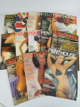 13 Vintage Penthouse mens magazines volumes 12 & 13.