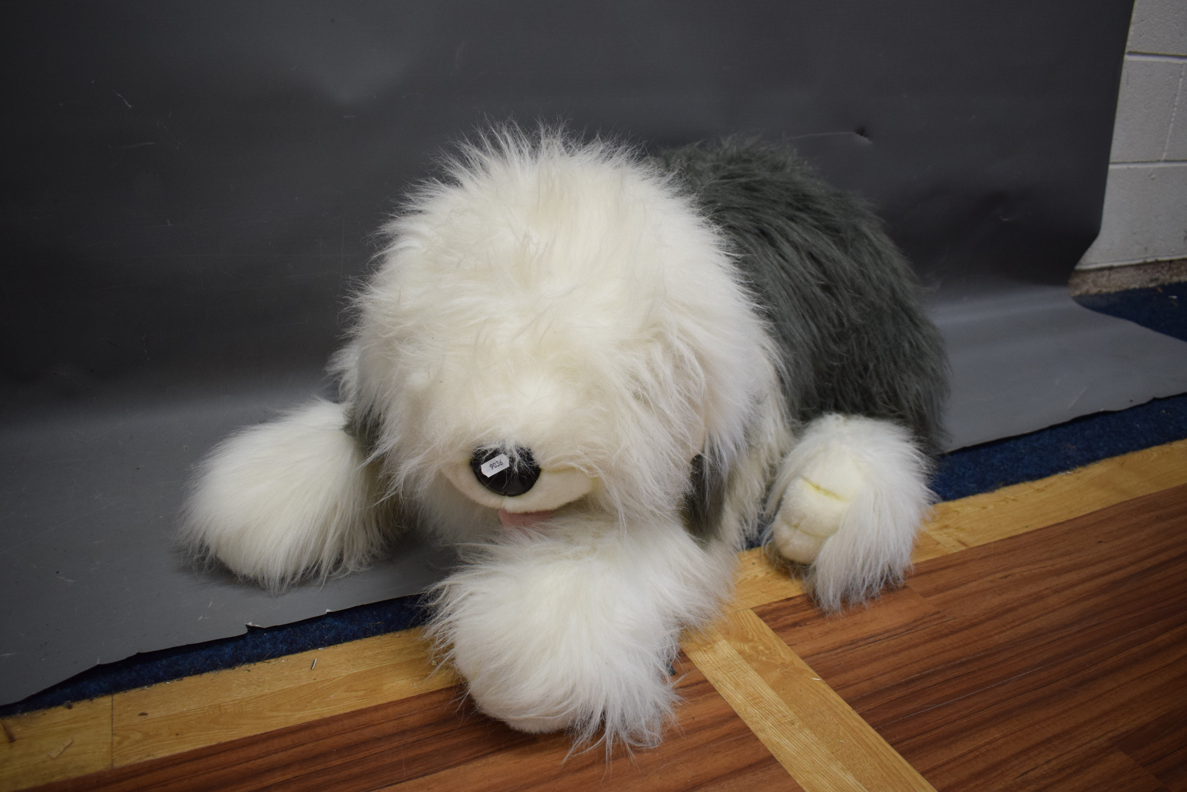 Large fluffy  Old English sheepdog toy.  See photos.  - Image 2 of 2