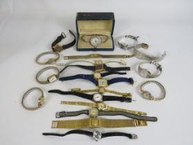 Job Lot Assorted Ladies Vintage Wristwatches Hand-wind / Automatic Untested x 20 406371