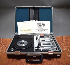 Sanyo portable Stereo Music Centre in Original Hard Case. Untested, working condition unknown. See