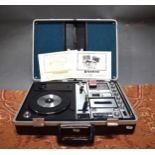 Sanyo portable Stereo Music Centre in Original Hard Case. Untested, working condition unknown.  See 