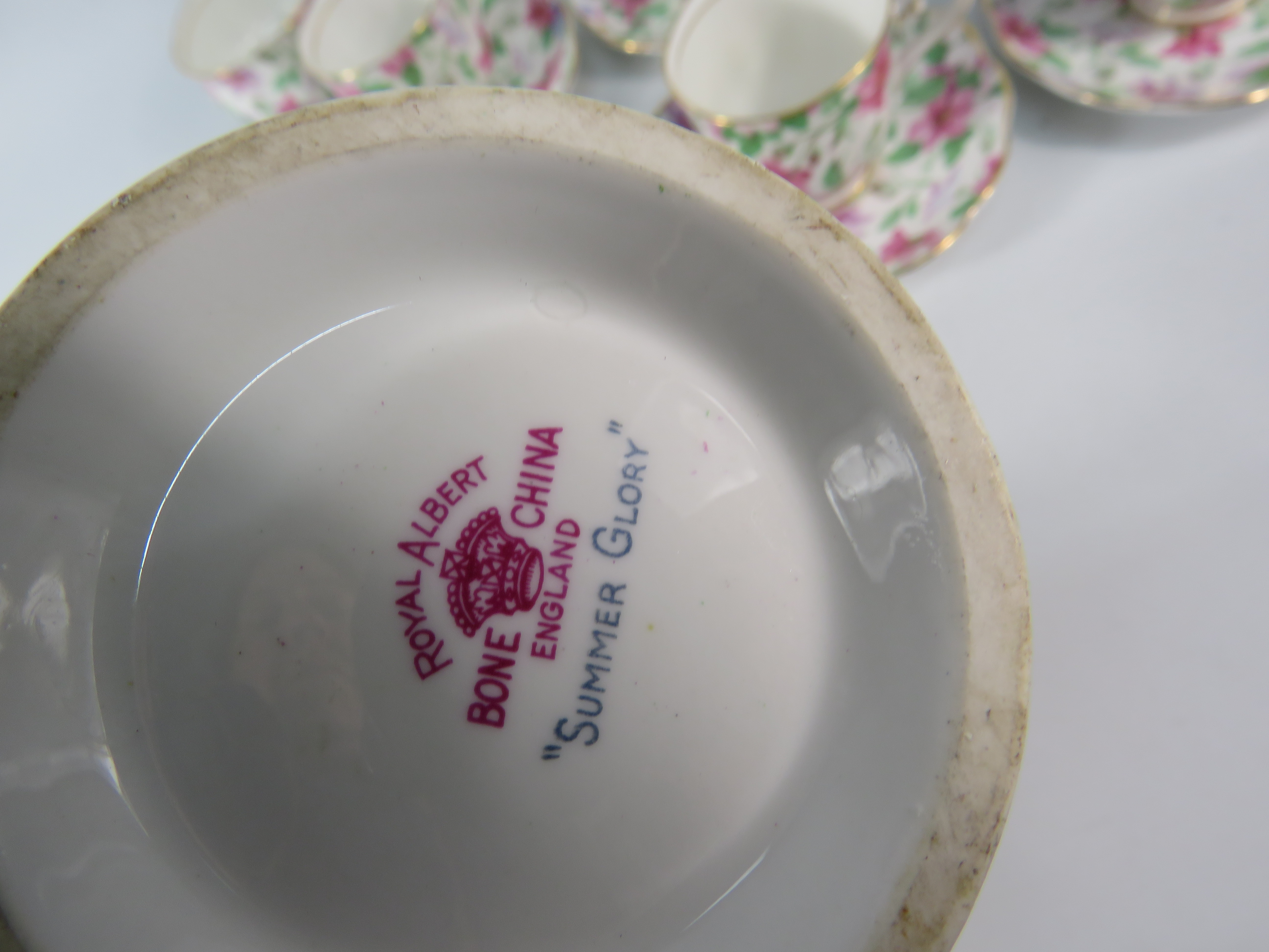 Royal Albert Summer Glory Coffee set. - Image 3 of 3