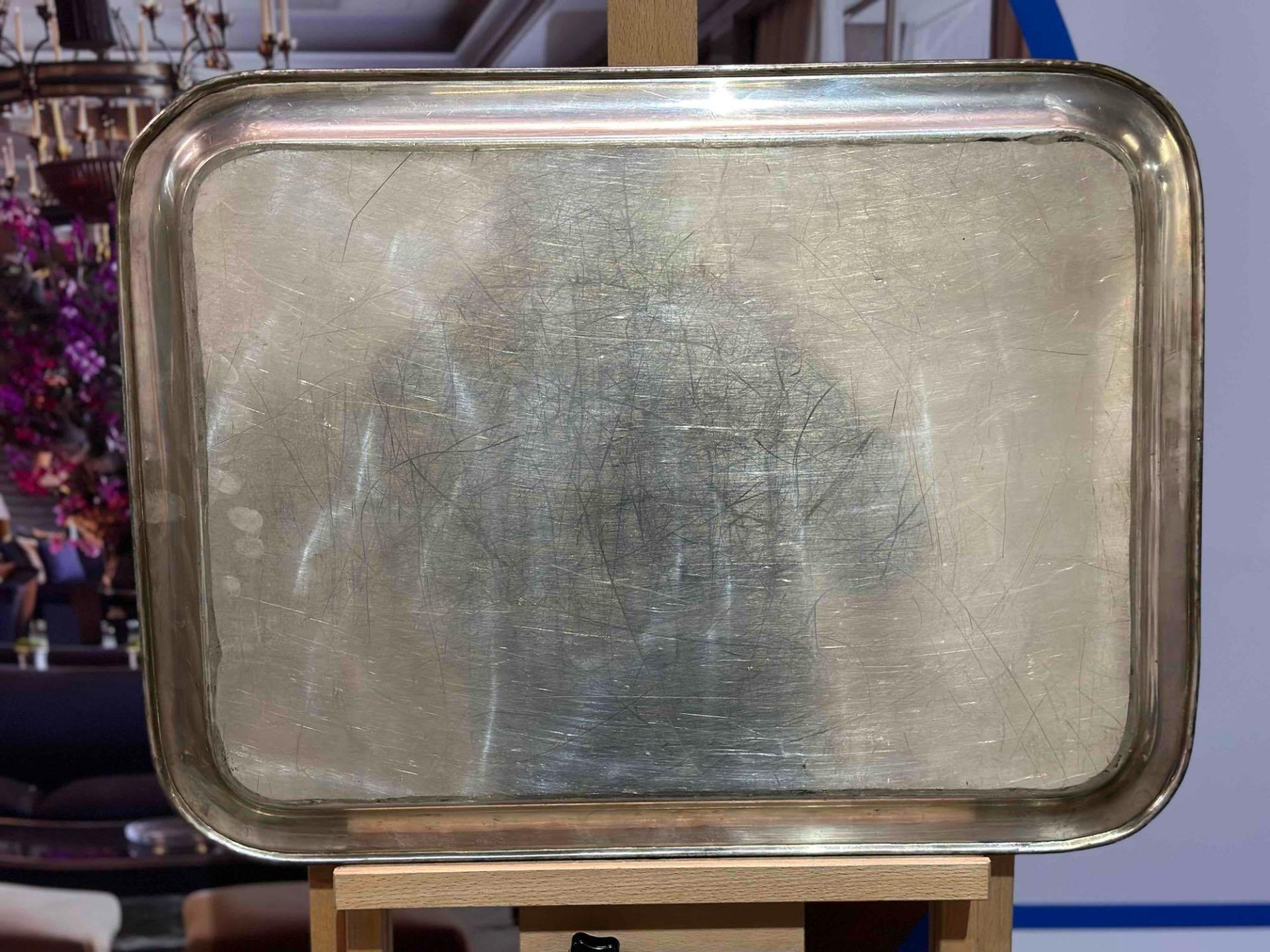 Gainsborough Birmingham EPNS silver tray 61 x 46cm - Image 3 of 4
