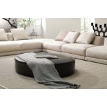Jesse Contemporary Italia Puck Leather Ottoman Versatility Is The Name Of The Game For The Puck
