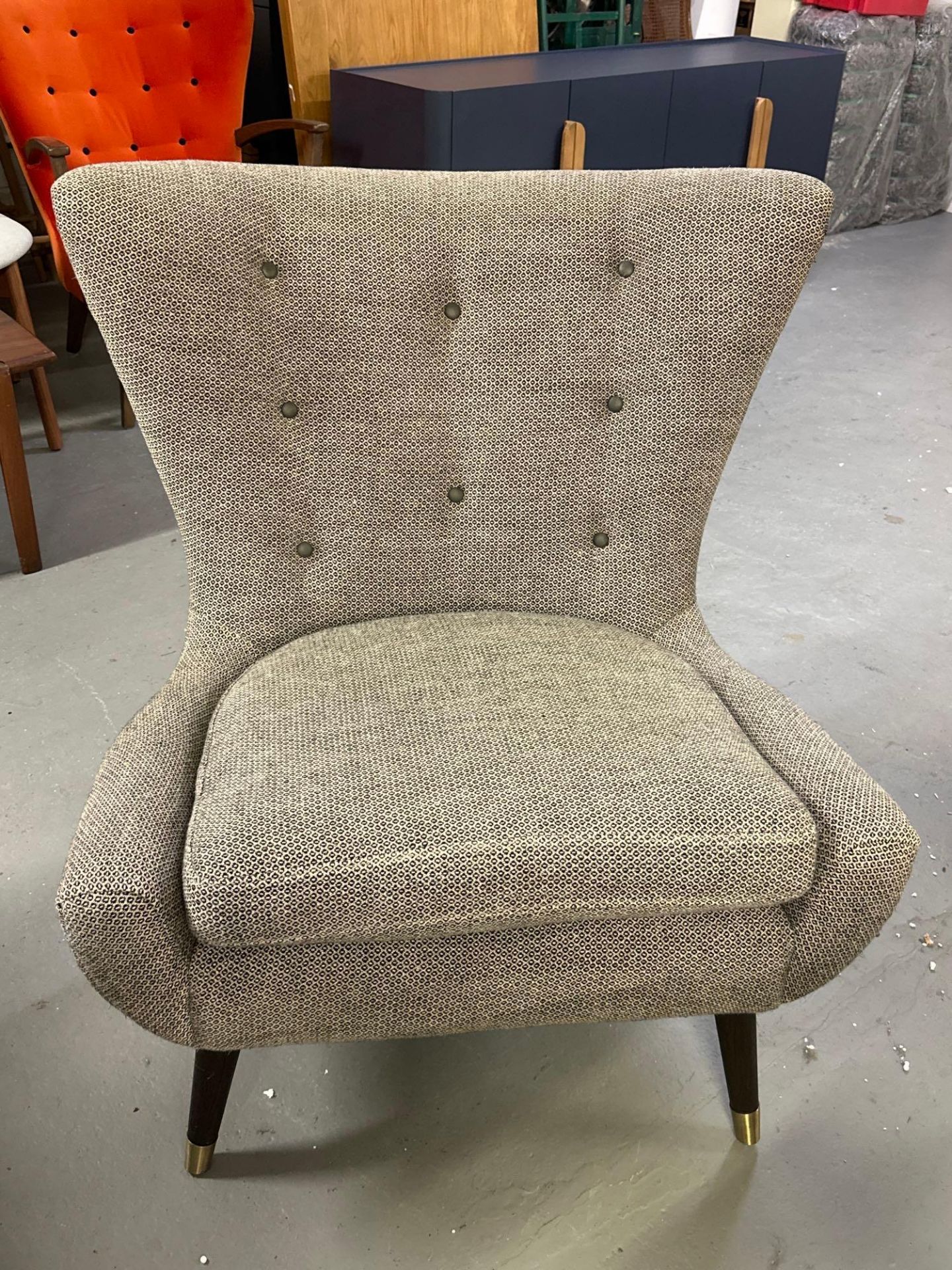 Dan- Wing Chair an elegant, fashionable and designer easy chair featuring a stylish Scandinavian - Image 2 of 4