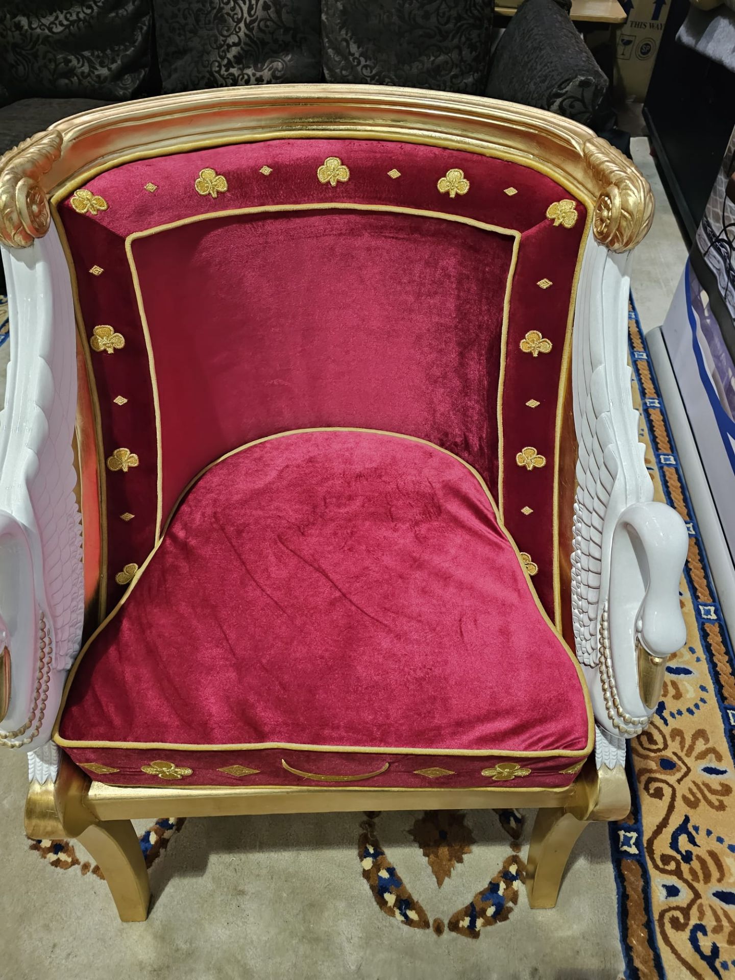 French Empire Style Fauteuil Inspired By The Early 19th Century Designs Of Jacob-Desmalter The - Image 3 of 11