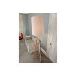 Pavillion Pr Home Tri Floor Lamp The Tri Is A Large Floor Lamp Available In Natural Meh Wood The
