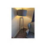 Heathfield & Co Trianon Floor Lamp Finished In Polished Chrome, The Trianon Floor Lamp Is A