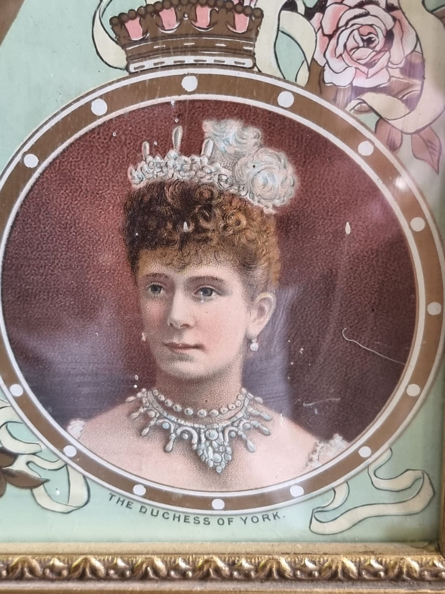 Queen Victoria Framed Print With Inscription Plate Under Her Majesty Queen Victoria Empress Of India - Bild 5 aus 9