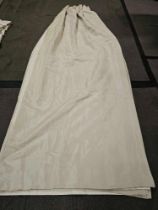 A Pair Of Silk Drapes (Audely) Champagne Size -cm 190 x 250 Ref Dorch 74