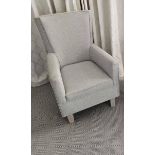 Accent Chair The Contemporary Accent Chair With Simple Silhouette And Hardwood Frame Upholstered