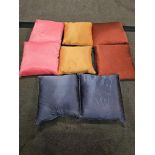 8 x Silk Cushions Size 40 x 40cm ( Ref Cush 139)