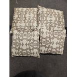 4 x Cowhide Patch Cream/Beige Pattern Size 45 x 45cm And 35 x 35c ( Ref Cush 127)