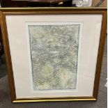 Deborah Treliving (English) Original Abstract Print Signed And Framed 60 x 80cm