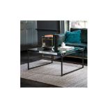 Pippard Coffee Table Black The Coffee Table In Black Features Beautiful Bevelled Mirror All Set