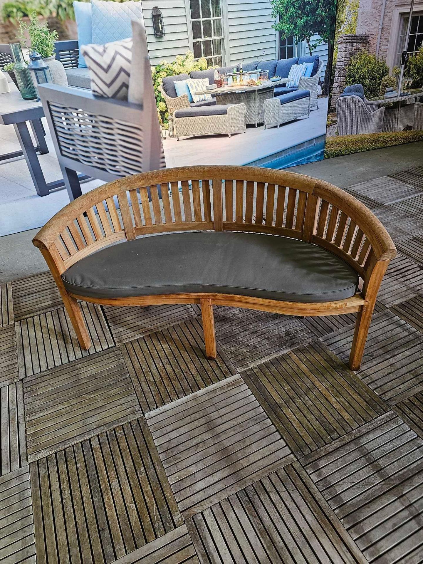 Banana Bench With Cushion - Bild 3 aus 6