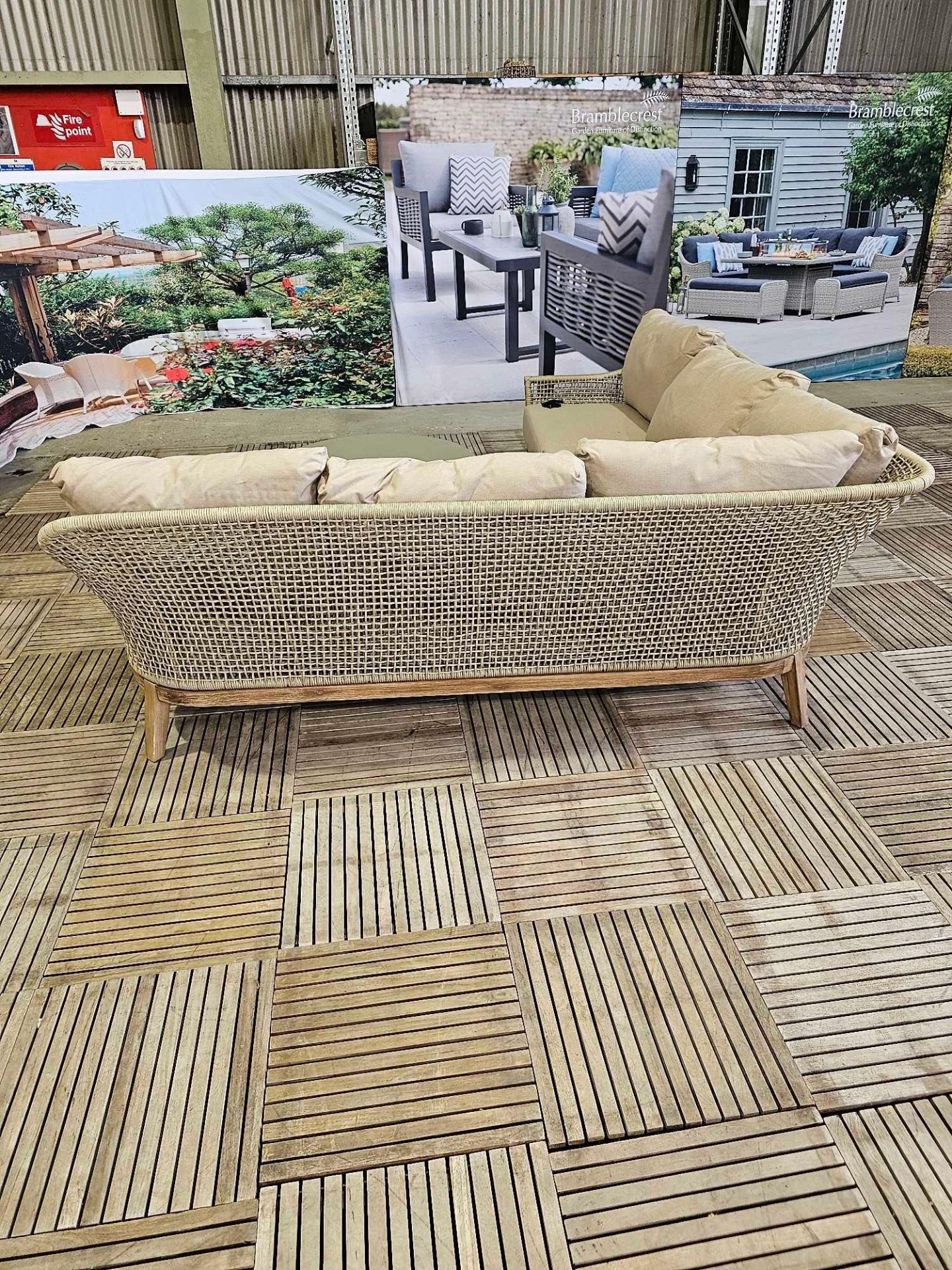 Acacia Modular Sofa With Coffee Table - Bild 6 aus 7