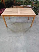 Prototype Ku Teak Foot Table (90cm)