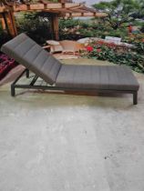 Sample New Fabric Lounger With Wheels (Acrylic Yb25 00044)