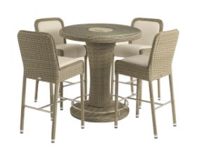 Monte Carlo 120cm Round Bar Table