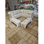 Catania Square Modular Sofa With 2 Benches