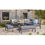 Bergen Square Sofa With Square Piston Table And 2 Benches