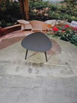 Sample Couture Large Kidney Side Table Anthracite