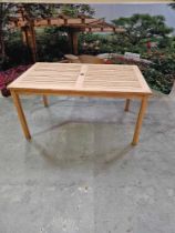 Prototype Ku Teak Foot Table (150 X 90)