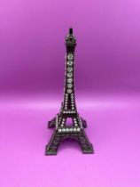 Metal Eiffel Tower With Gem Stones