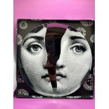 Fornasetti Italy Porcelain Tema E Variazioni No.10 Wall Plate Presented In A Fornasetti Box