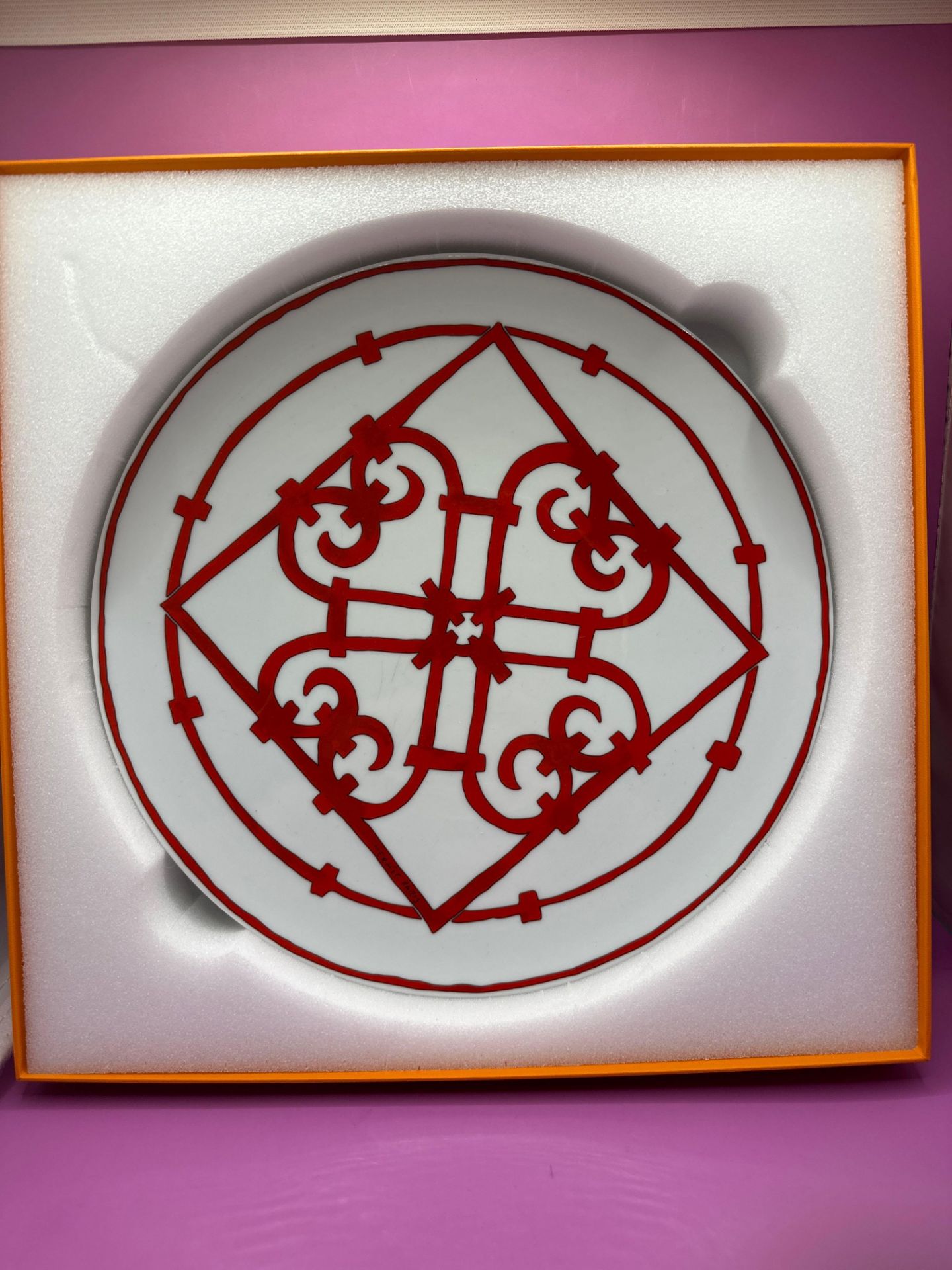 New Hermes Balcon du Guadalquivir dinner plate x 2 Dinner Plates #P011001P Brand Nib F/Sh (