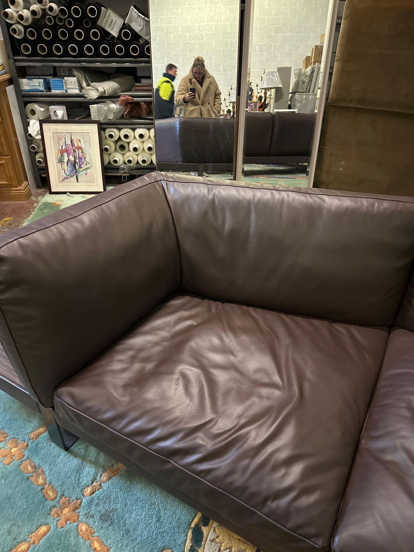 Libretto | Corner Sofa By Roche Bobois Collection Libretto Type 5 Seater Corner Leather Sofa - Image 7 of 9