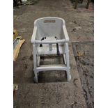 Rubbermaid grey High chair (no tray)