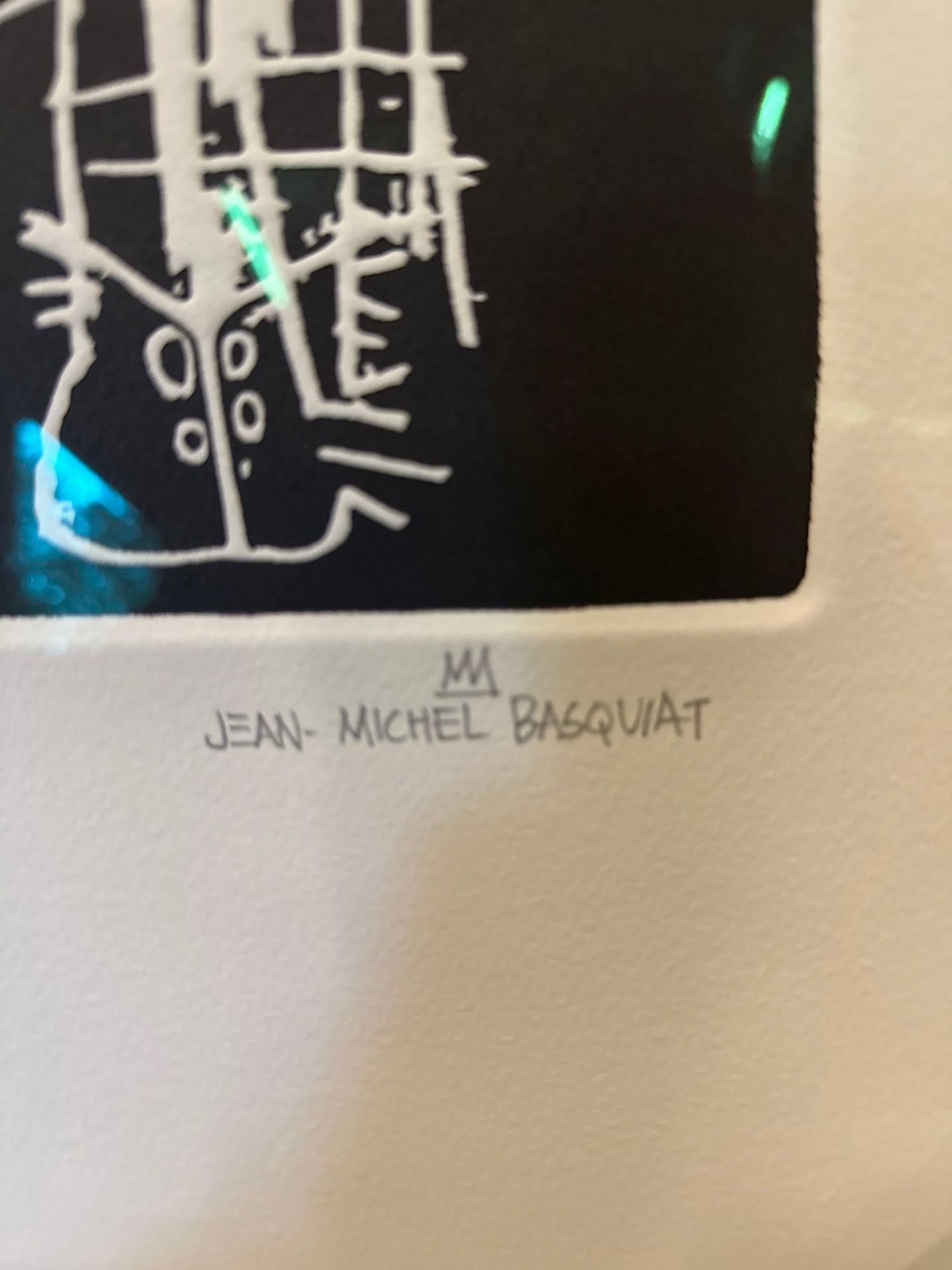 Standing Figure 1982 Jean-Michel Basquait, Serigraph On Paper 65 X 46cm - Image 2 of 3